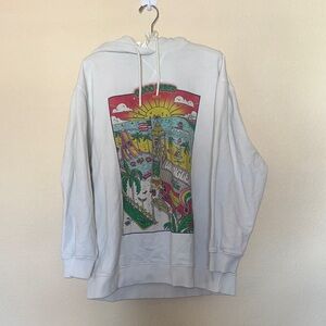 Wrangler White Graphic Hoodie